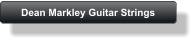 Dean Markley Guitar Strings